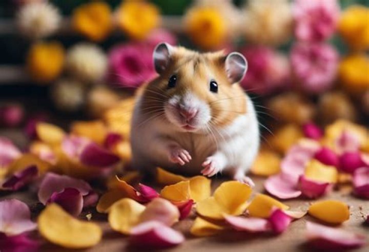 Can hamsters eat fresh rose petals?
