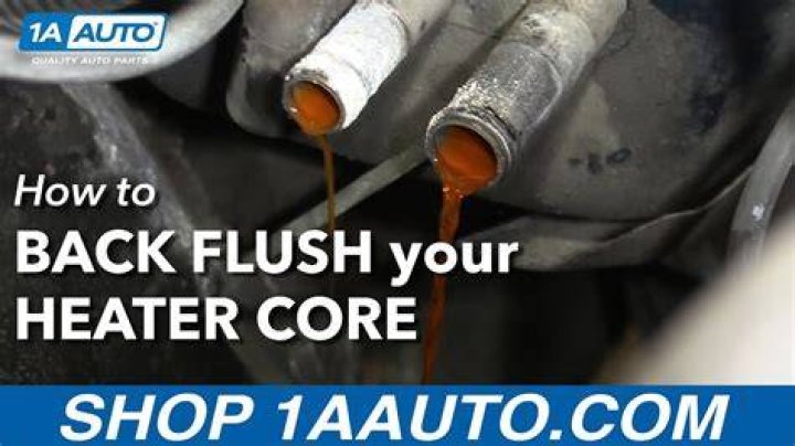 How heater core flush?