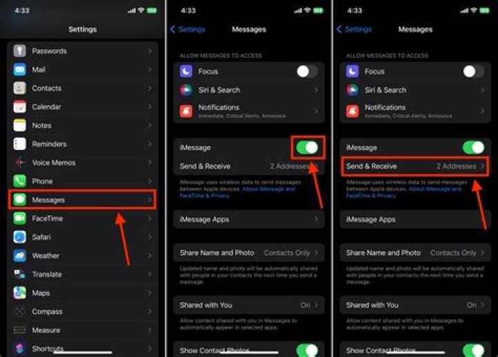 How to enable imessage?