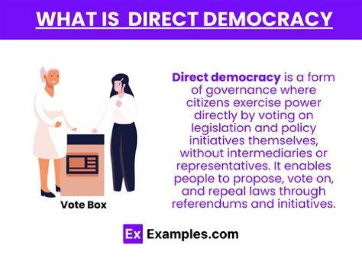 In a direct democracy?