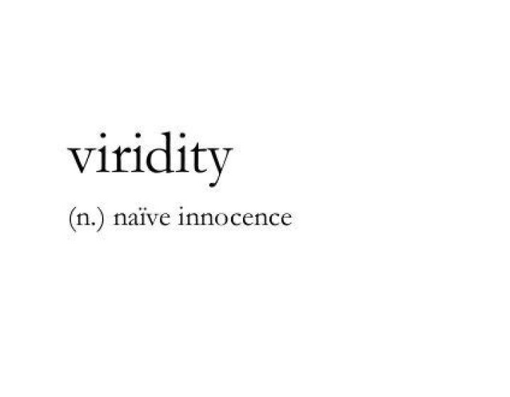 Is viridity a noun?