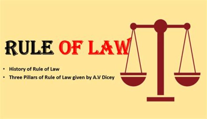 Were the rule of law?