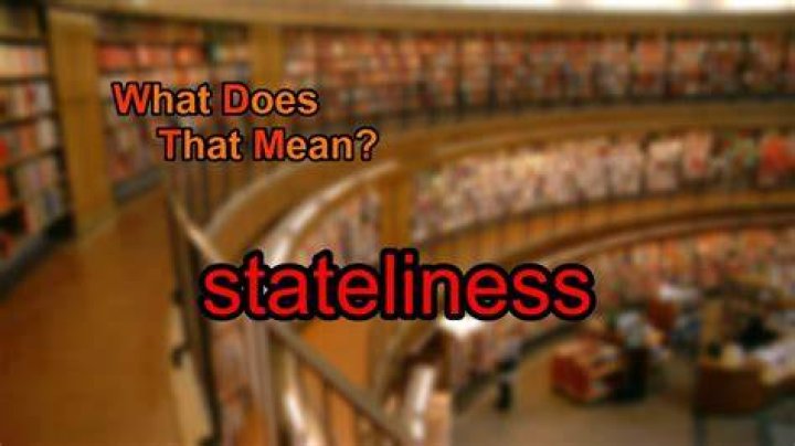 What does stateliness mean?