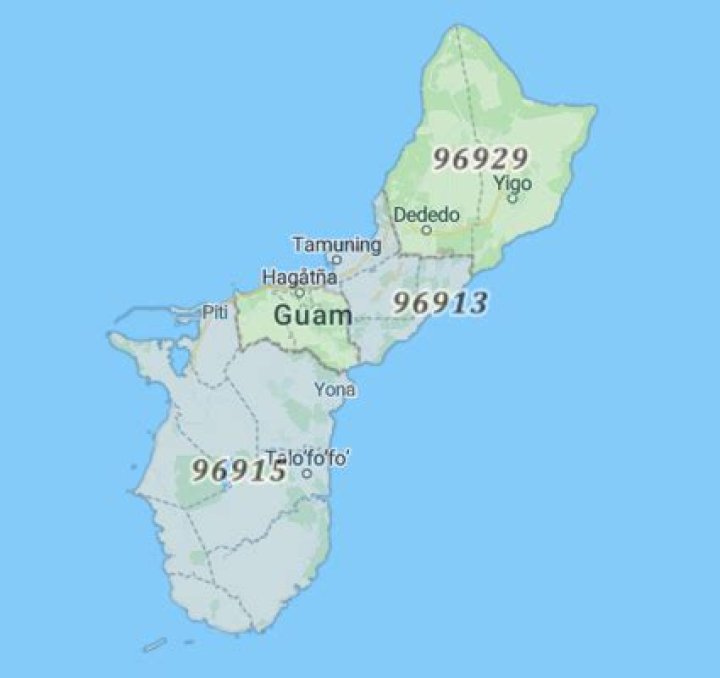 What is the zip code for agana guam?