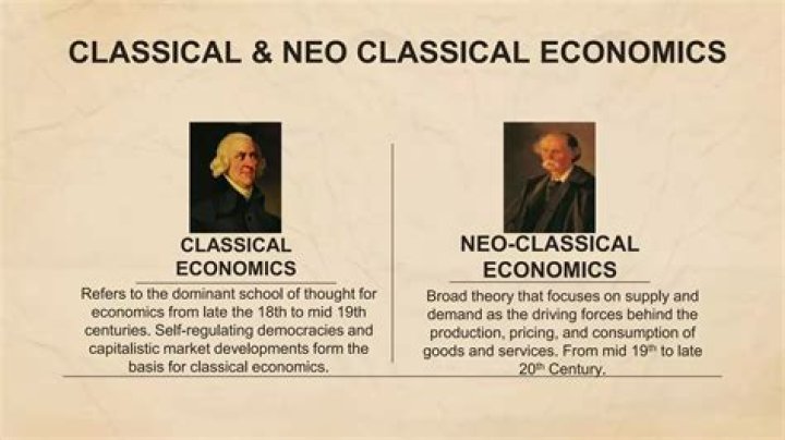 When did neoclassical economics began?