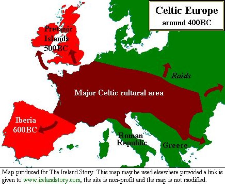 Where do the celts come from?