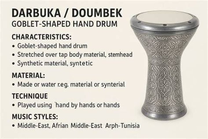 Where is doumbek found?