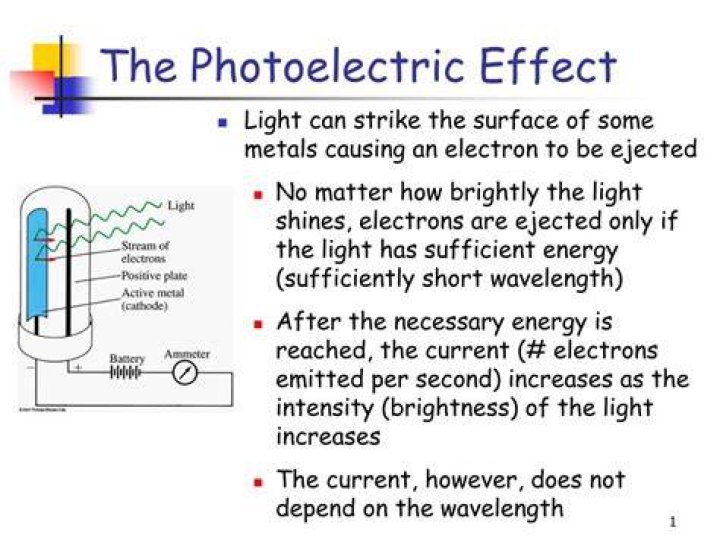 Will light cause photoelectric effect?